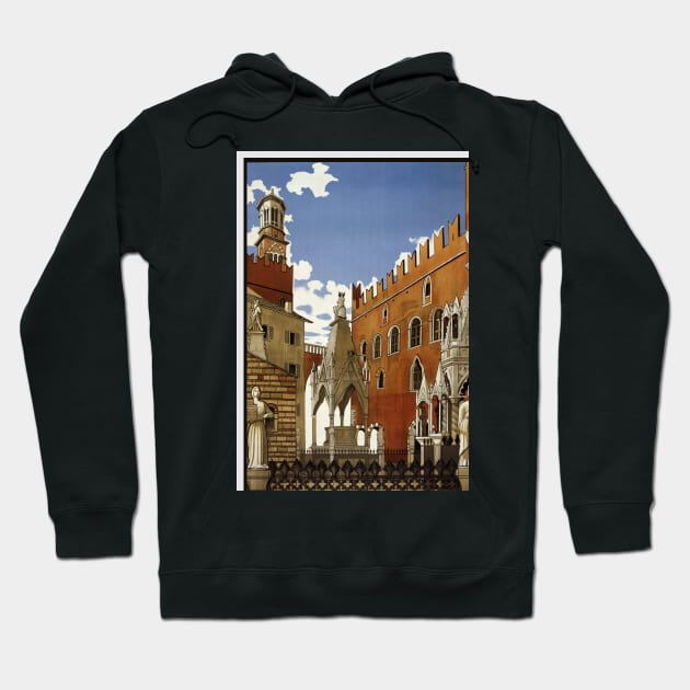 Travel Verona Hoodie by CozyCanvas